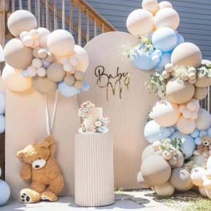 Baby Shower Decoration with huge teddy